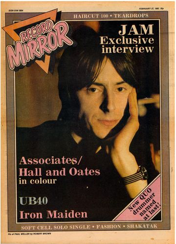 RECORD MIRROR - February 27th 1982 (NEWSPAPER) (VG) (1)