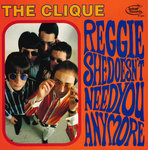 CLIQUE, THE - Reggie (RED VINYL) 7" + P/S (EX/EX) (NA)