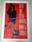 STYLE COUNCIL, THE - 101cm x 156cm "Home & Abroad" BILLBOARD PROMO POSTER (EX)